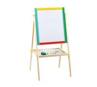 Support de cadre dessin chevalet d'art en bois, tableau blanc pliable, noir multifonctionnel 2 1