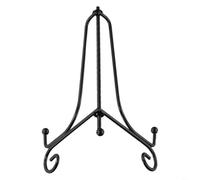 Support de cadre photo à faire soi-même (15,2 cm) | Construction en fer noir, support de plateau robuste, s'adapte aux cadres de bricolage, table pour affichage supérieur