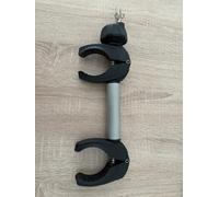 Support de cadre pour porte-vélos arrière - En aluminium - Bras de fixation pour 2ème vélo - Support de cadre longueur du tube : 32 cm - Pour tube en U : Ø 3,0 cm