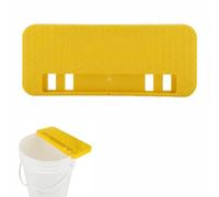 Support de cadre pour seau 33 x 14 cm, en plastique de qualité alimentaire avec motif nid d'abeille, aide à la découverte universelle pour la récolte et l'extraction du miel, accessoires d'apiculture