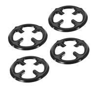 Support de Cafetière Rond en Fer Noir 4 Pièces pour Cuisinière à Gaz