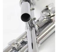 Support de caisse claire pliable en métal pour support de Tom - Accessoire de matériel de batterie chromé, argenté