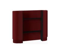 Support de caisse portable incurvé, bureau de réception moderne pour petits espaces, comptoir avant ouvert, table de réception pour magasin, hôtel, hall