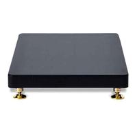 Support de Caisson de Basses avec Absorption des Chocs et Pointe en cuivre Pur - Plateau Anti-Vibrations pour Une Meilleure qualité sonore et Une stabilité Accrue