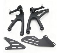 Support de Cale Pied Avant Pilote en Aluminium, Repose Pieds Moto Ensemble Repose Pieds Compatible avec Yamaha YZF-R1 2007-2008(Black)