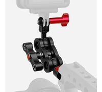 Support de Caméra à Bras Magique Réglable avec Double Rotule à 360°, Bras Magique à Friction articulé avec Vis 1/4 pour Moniteur, Cage de Caméra, Lampe Vidéo, pour ACT4 Instant