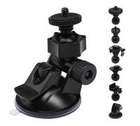 Support de caméra à ventouse iSportgo S30 avec 10 joints pour Rexing, Z-Edge, Old Shark, KDLINKS, Falcon Zero, Transcend, Vantrue, GoPro Hero et la plupart des caméras GPS DVR