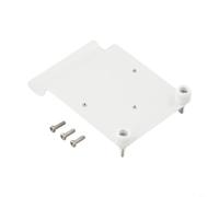 Support de caméra ABS résistant aux intempéries pour façades en vinyle | Spécialement conçu pour solocam S340, E30, pour e42, design blanc, ABS résistant aux intempéries, fixation sécurisée