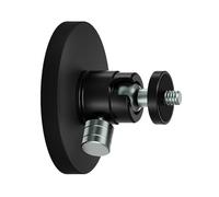 Support de caméra antichoc pour caméras de sport, base en alliage d'aluminium rotatif à 360° avec adaptateur universel de 6,35 mm, tête de trépied rotative en alliage d'aluminium
