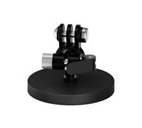 Support de caméra antichoc pour caméras de sport, base en alliage d'aluminium rotatif à 360° avec adaptateur universel de 6,35 mm, tête de trépied rotative en alliage d'aluminium