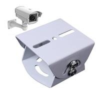 Support De Caméra Antirouille - Pince De Base Pivotante 8 X 7,5 X 5 Cm, Fixation Sur Poteau Robuste | Support D'angle Verrouillable, Construction En , Installation Sécurisée Résistante Aux Choc