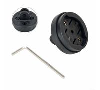 Support de caméra arrière pour vélo - Base adaptateur pour Garmin Varia Sport - Support de feu arrière en résine ABS - Noir