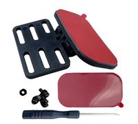 Support de caméra arrière - Support en plastique ABS noir - Support universel - Angle de vision réglable - Coussinet adhésif avec maintien sûr - Support pour vitre arrière