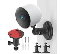 Support de caméra autocollant avec filetage 1/4-20 pouces,support mural pour Ring Stick Up Cam Battery 2nd Gen,Arlo Ultra 2,Arlo Essential Spotlight,support de caméra de surveillance réglable à 360°