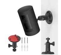 Support de caméra autocollant avec filetage 1/4-20 pouces,support mural pour Ring Stick Up Cam Battery 2nd Gen,Arlo Ultra 2,Arlo Essential Spotlight,support de caméra de surveillance réglable à 360°