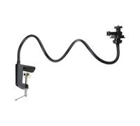Support de caméra avec pince de bureau renforcée et bras flexible à col de cygne pour webcam Brio 4K