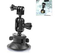 Support de caméra d'action à Ventouse pour GoPro,Support de caméra de Sport à Ventouse avec Bras Magique pivotant à 360°,Support de Pare-Brise de Voiture pour Insta360,OSMO et Autres caméras