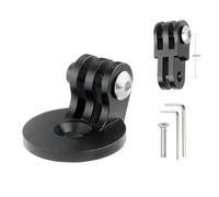 Support de caméra d'action pour fourche de 28,6 mm - En alliage d'aluminium - Vis M6 x P1 x 35 mm - Fixation sécurisée pour caméra de cyclisme avec connecteur et