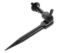 Support de Caméra de Chasse Métallique Noir pour Arbre, Angle Réglable | Fixation Stable en Extérieur, pour Enregistrement sans Utilisation des Mains, Surveillance Animalière et Sol, Usage Portable