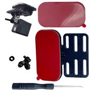 Support de caméra de recul pour voiture - Support de pare-brise - Réglage universel multi-angle - Moniteur de sauvegarde automatique - Support autocollant ABS pour enregistreur de recul