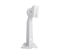 Support de caméra de sécurité, angle de vue réglable en aluminium étanche pour l'extérieur, blanc (1 pièce)