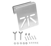 Support de caméra de sécurité en acier inoxydable pour utilisation en extérieur avec outil - Installation - Résistant à la rouille et aux intempéries - Montage sur canal de drainage