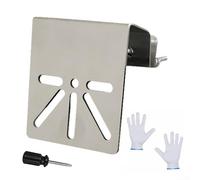 Support de caméra de sécurité en acier inoxydable, résistant aux intempéries, support extérieur pour caméras dômes, gouttière, montage au plafond, compatible avec EUFY et modèles solaires, argenté