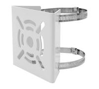 Support de caméra de sécurité : montage pour caméra réglable sans perçage, kit de montage de matériel d'angle de colonne de poteau, support de boîtier universel | Pour cames cylindriques Facile conf