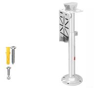 Support de caméra de sécurité solaire en acier galvanisé, poteau réglable de 30 à 60 cm, rotation à 360 degrés, support extérieur résistant aux intempéries, compatible avec systèmes de vision de
