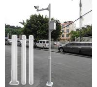 Support de caméra de sécurité universel résistant aux intempéries avec cage d'armature et barre de foudre pour surveillance extérieure