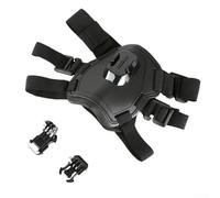 Support de caméra de sport pour chiens avec harnais ABS réglable et sangles de fixation sécurisées sur la poitrine et le dos pour une utilisation stable