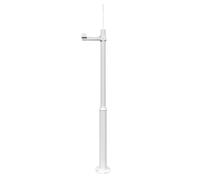 Support de caméra de Surveillance à Batterie Solaire avec Support Vertical de 3,5 m - Système de caméra extérieure pour Une sécurité renforcée et Une Installation Facile