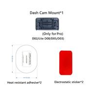 Support De Caméra De Tableau De Bord Pour 70mai,Dash Cam Pro,D02 Lite,D08 Pro Plus,A500s,Dash Cam 4k,A800s Abarding - Type D02 D08 Or Stickers
