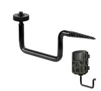Support de caméra de trail - Support extérieur pour caméra de chasse - Montage sur poteau - Panneau solaire pour caméra de chasse - Matériau en fer - Filetage 1/4" x 20 - Observation des animaux