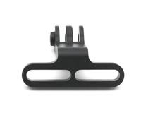 Support de caméra de vélo noir pour appareils Garmin et Bryton | Support de guidon en alliage d'aluminium avec vis M5, support universel pour ordinateur de vélo