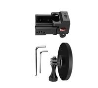 Support de caméra de vélo réglable inclinable à 180° en aluminium résistant aux vibrations pour amortissement fluide sur terrain accidenté Adaptateur de vélo rotatif