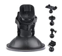 Support de caméra de voiture à ventouse pour pare-brise avec 5 adaptateurs | Support de caméra à dégagement rapide pour voiture, camion, berline, VUS, conduite, voyage, voyage