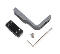Support de caméra en forme de L, plaque d'extension en alliage d'aluminium à commutation verticale horizontale avec adaptateur magnétique pour caméras d'action X5 X4,