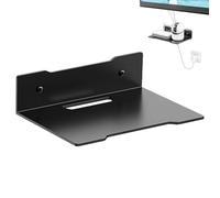 Support de caméra mural - Support mural pour appareil photo, support de routeur en métal étagère AV sous le téléviseur pour TV Projecteur audio | Médias de stockage