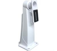 Support de caméra polyvalent en alliage d'aluminium avec rotation à 360 degrés pour surveillance de sécurité à domicile extérieur Blanc