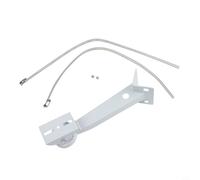 Support de caméra pour montage sur poteau en alliage d'aluminium avec 2 passants réglables jusqu'à 20 cm pour caméras de surveillance CCTV sur les coins et les murs extérieurs Résistant aux