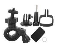 Support de caméra pour moto/vélo, facile à installer, fixation sur guidon, accessoire pour caméras d'action, double rotule multifonction,
