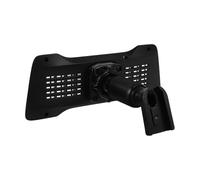 Support de Caméra pour Rétroviseur Intérieur de Véhicule, Réglable | Platine Arrière Sécurisée, Installation sans Outil, ABS et PVC Noirs, Clips Véhicule, pour Conduite Privée