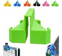 Support De Caméra pour Tennis, Support pour Téléphone Et Caméra d'action à Fixer sur Le Filet, Support Portable Et Stable sans Installation, Idéal pour Filmer Les Matchs Et Analyser(Green)