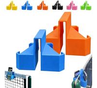 Support De Caméra pour Tennis, Support pour Téléphone Et Caméra d'action à Fixer sur Le Filet, Support Portable Et Stable sans Installation, Idéal pour Filmer Les Matchs Et Analyser(Blue+Orange)