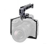 Support de caméra réglable pour Z8 avec cadre en aluminium massif, poignée intégrée et support de griffe pour une utilisation en production étendue (cage + poignée TS01)