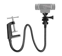 Support de caméra réglable, support de fixation pour caméra avec col de cygne flexible pour tous les appareils photo à vis 1/4