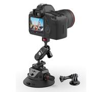 Support de caméra ULANZI SC-02 4,5" pour voiture, à ventouse, compatible avec DJI OSMO, GoPro Hero, Nikon, Sony et reflex numériques. Support à ventouse avec pompe et bras magique à dégagement rapide
