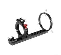 Support de caméra usiné avec précision pour appareils photo refroidis ASI avec pince d'identification de 78 mm pour intégration d'anneau de télescope astronomique (120 mm + 260 mm, noir)