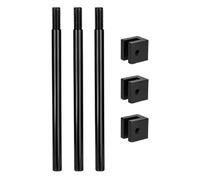 Support de camping - Poêle à barbecue | Gril sur pied - 16 supports de camping en plein air Suspendus et casseroles multifonctionnels Support de barbecue réglable Parfait pour cuisiner au feu de camp